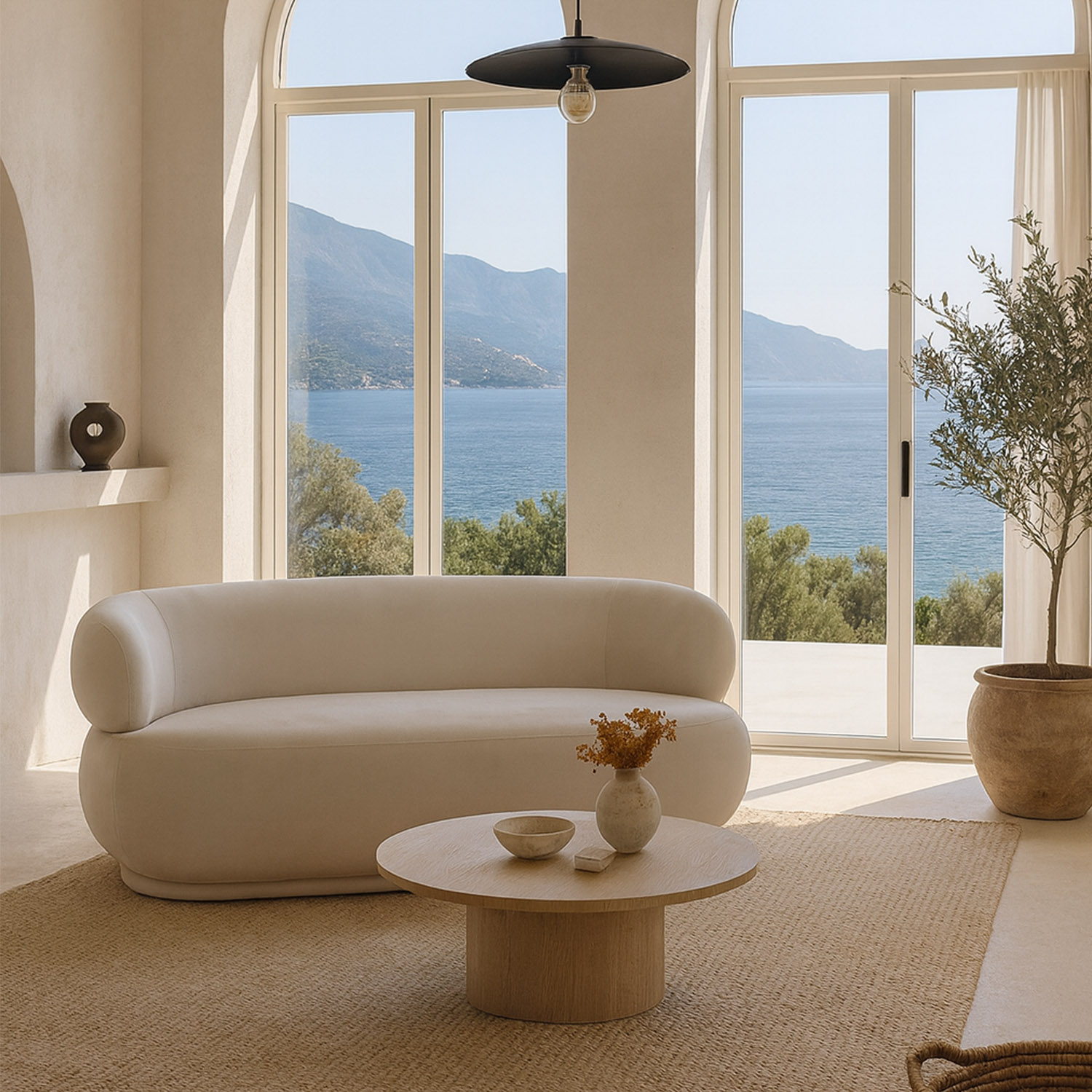 Canapé personnalisable en velours - Trevi 2 places L.170 cm