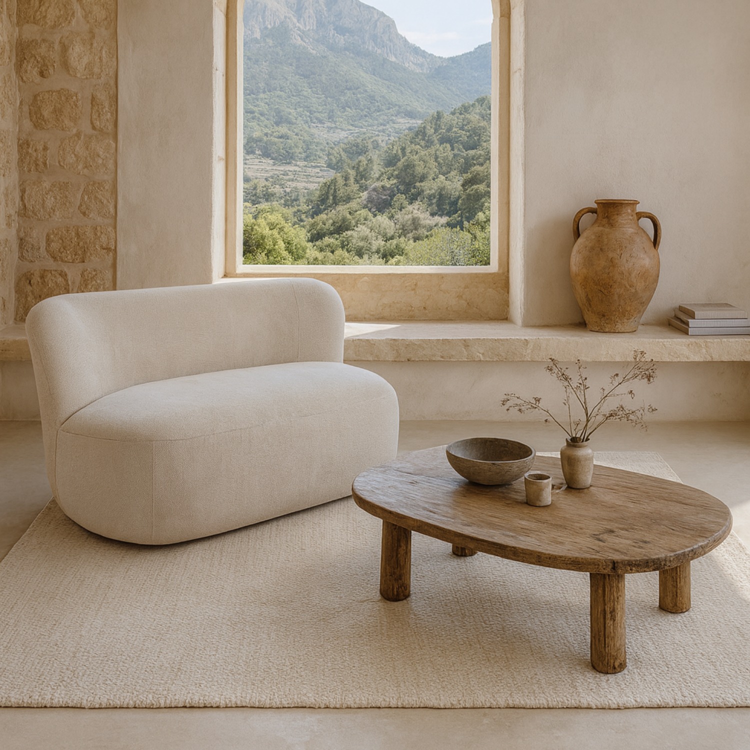 Canapé ultra compact personnalisable en tissu - Palma 2 places L.130 cm