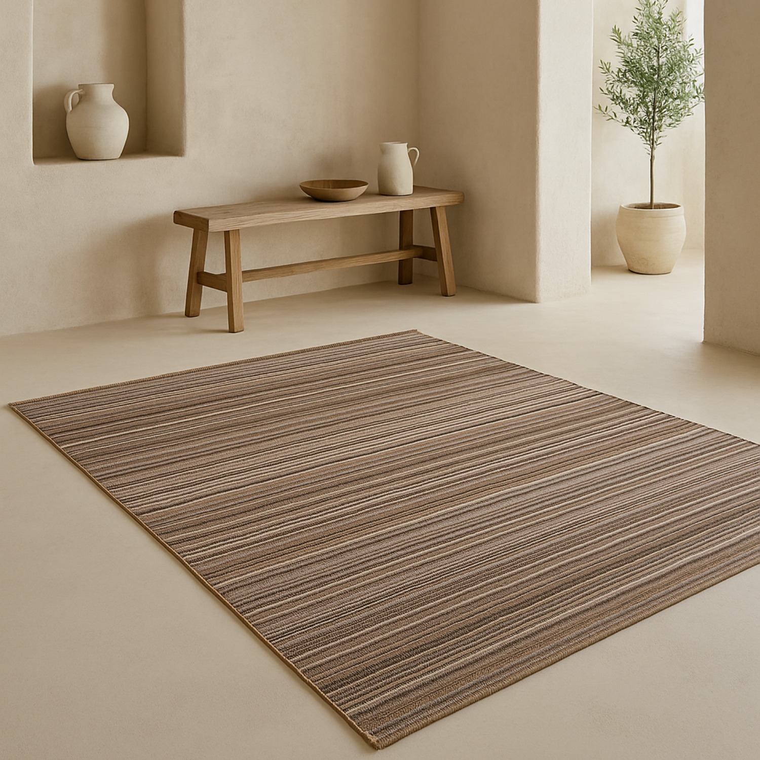 Tapis intemporel à l’élégance naturelle Brenta